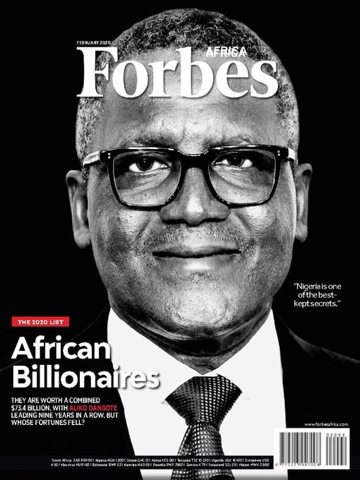 Title details for Forbes Africa by ABN Publishing Pty Ltd (trading as Forbes Africa) - Available